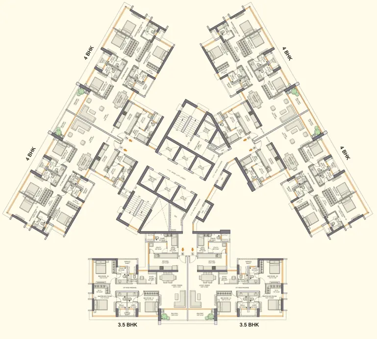 Adani Codename LIT Floor Plan
