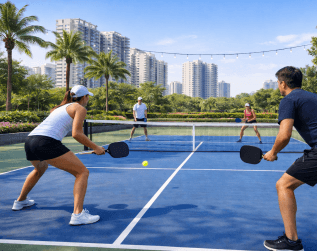 Adani Codename LIT Pickle Ball court